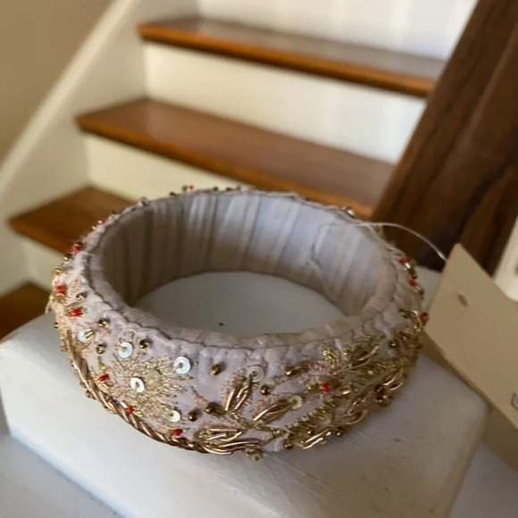 Anthropologie Embellished Bangle Bracelet - Picture 4 of 5